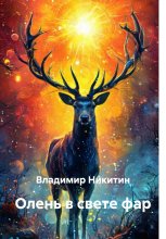Олень в свете фар